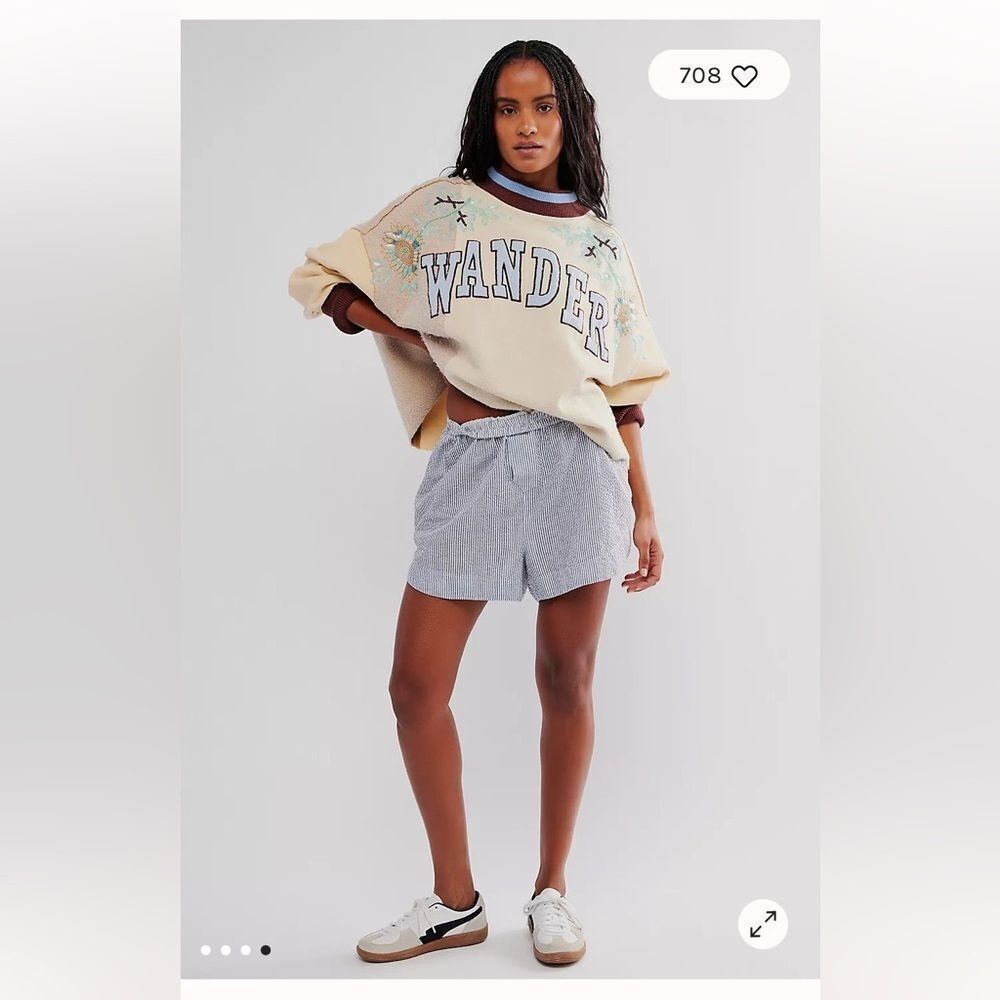 Free People Bali Day Dreams Pullover size Large